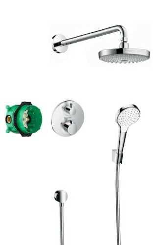 Sprchový systém Hansgrohe Ecostat včetně podomítkového tělesa chrom 27295000 Hansgrohe