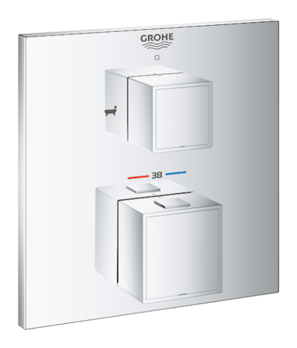 Termostat Grohe Grohtherm Cube bez podomítkového tělesa chrom 24155000 Grohe