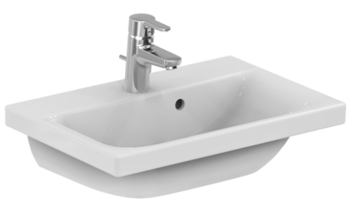 Umyvadlo Ideal Standard Connect Space 55x38 cm otvor pro baterii uprostřed E132401 Ideal Standard