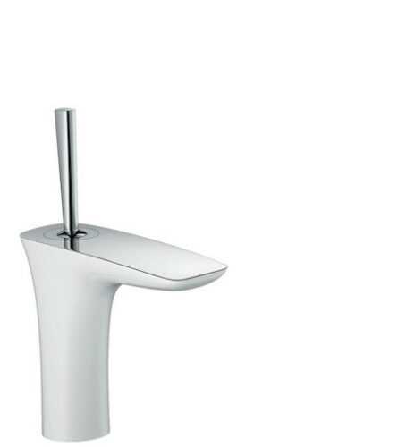 Umyvadlová baterie Hansgrohe PuraVida s výpustí bílá/chrom 15074400 Hansgrohe