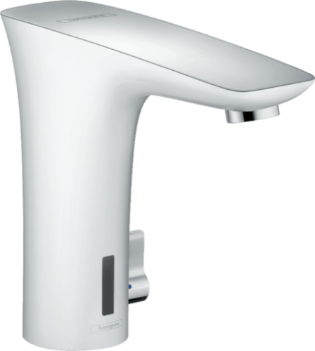 Umyvadlová baterie Hansgrohe PuraVida se senzorem bílá/chrom 15170400 Hansgrohe