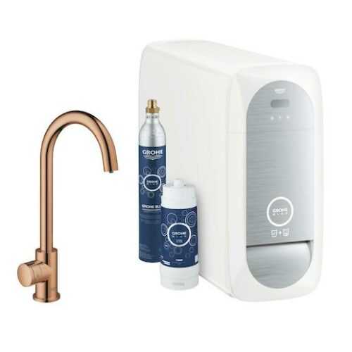 Ventil umyvadlový Grohe Blue Home Mono s filtrem Warm Sunset 31498DA1 Grohe