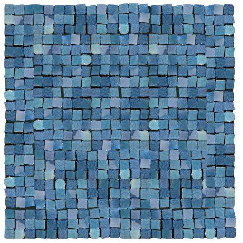 Mozaika Del Conca Corti di Canepa blu 30x30 cm lesk CMGBLMOZ Del Conca