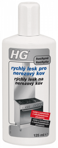 HG Rychlý lesk pro nerezový kov 125ml HGRLNK HG