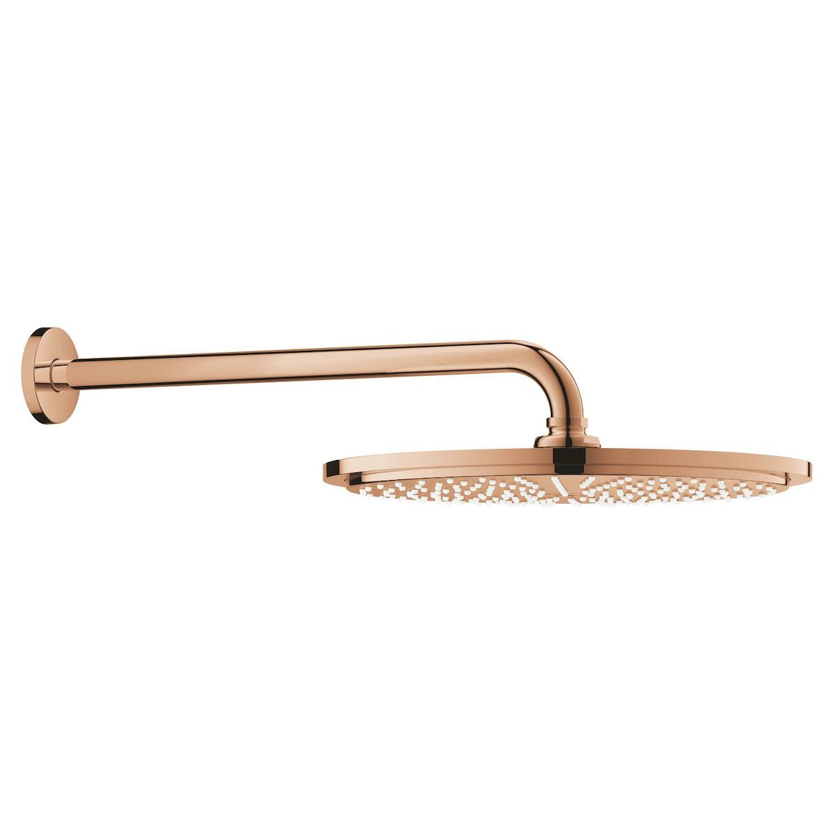 Hlavová sprcha Grohe Rainshower Cosmopolitan Metal včetně sprchového ramena Warm Sunset 26066DA0 Grohe