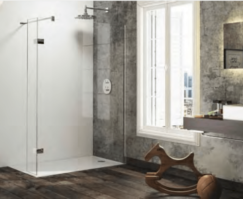 Sprchová zástěna walk-in 130x200 cm pravá Huppe Solva pure chrom lesklý ST3705.092.322 Huppe