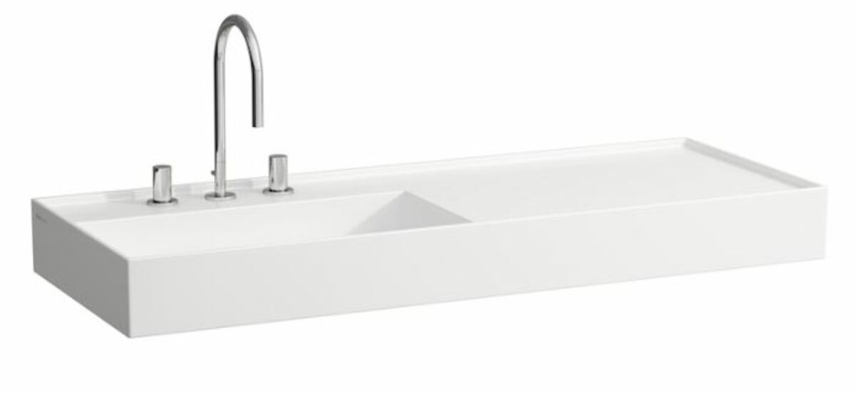 Umyvadlo Laufen Kartell By Laufen 120x46 cm otvor pro baterii