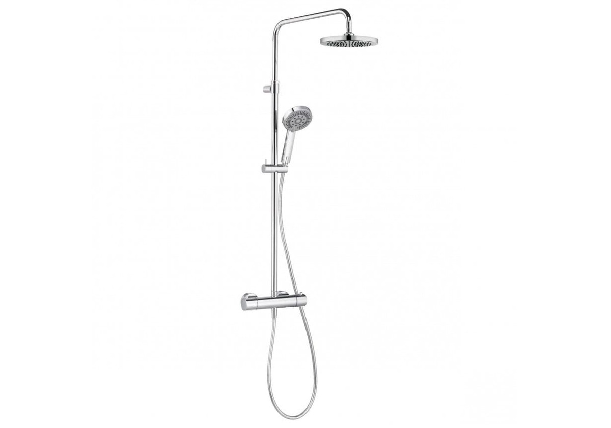 Sprchový systém KLUDI A-QA na stěnu s termostatickou baterií chrom 6619205-00 Kludi