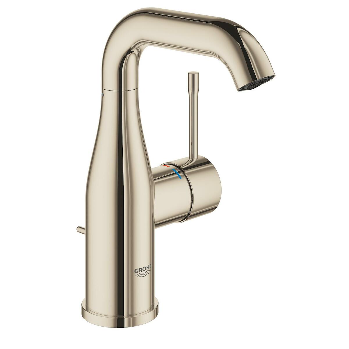 Umyvadlová baterie Grohe Essence New s výpustí Polished Nickel 23462BE1 Grohe