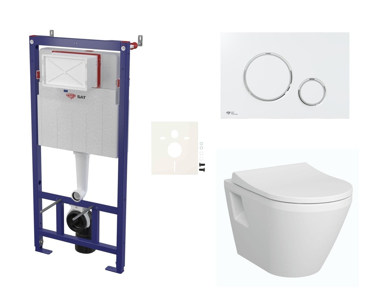 Závěsný wc set do lehkých stěn / předstěnová Vitra Integra SIKOSSINTRE70K NO BRAND