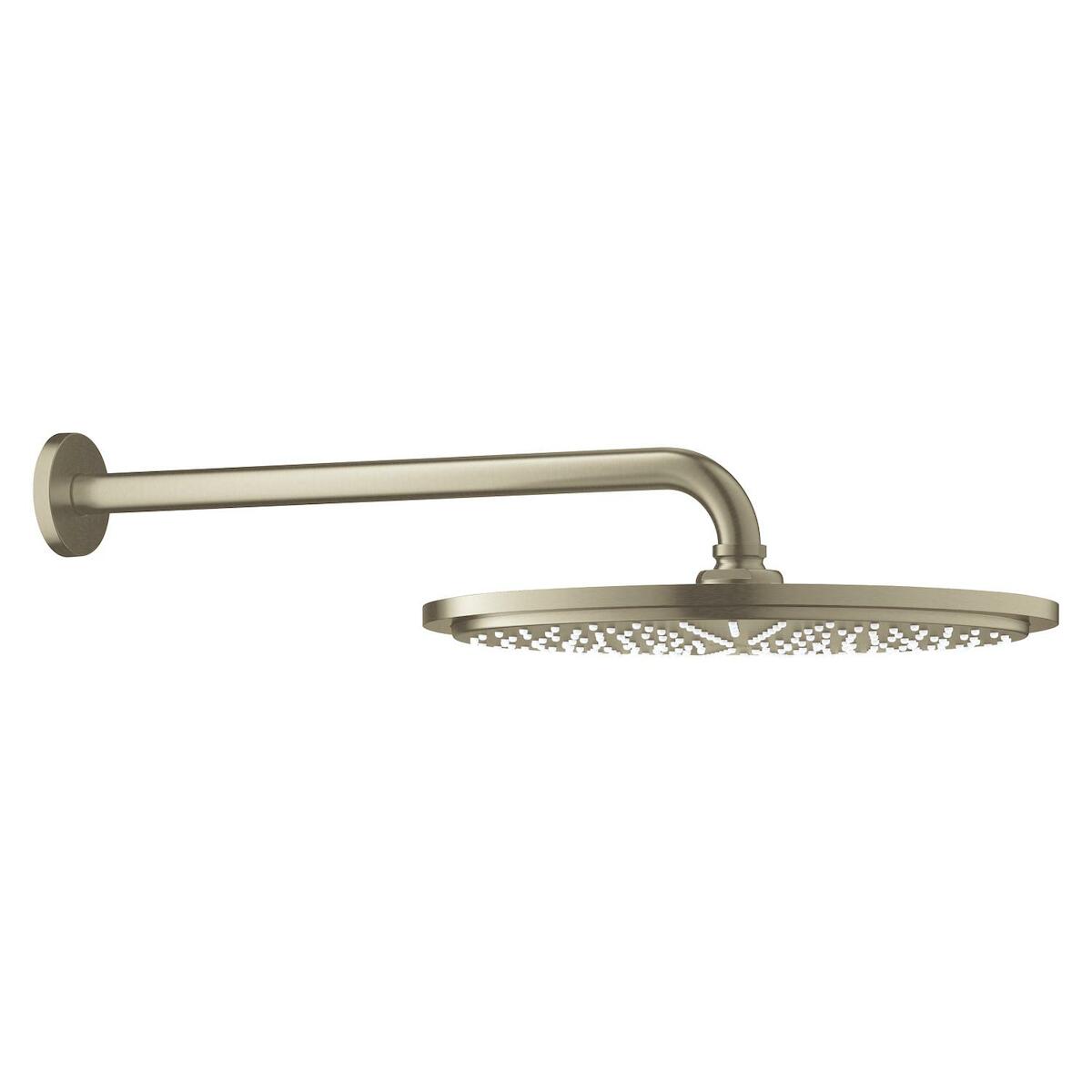 Hlavová sprcha Grohe Rainshower Cosmopolitan Metal včetně sprchového ramena brushed nickel 26066EN0 Grohe