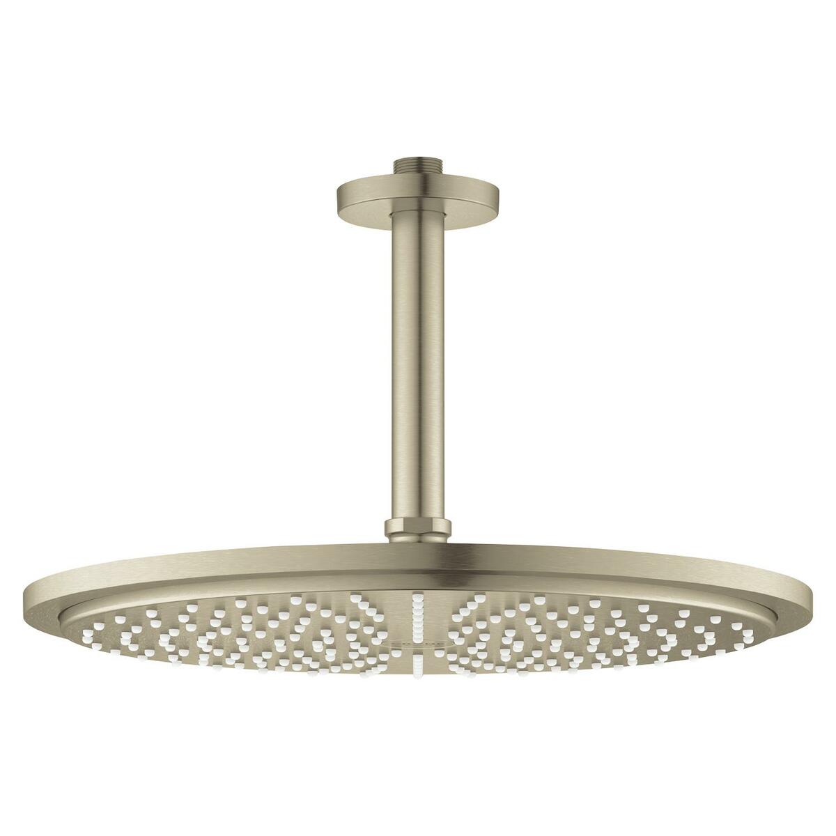 Hlavová sprcha Grohe Rainshower Cosmopolitan Metal včetně sprchového ramena brushed nickel 26067EN0 Grohe