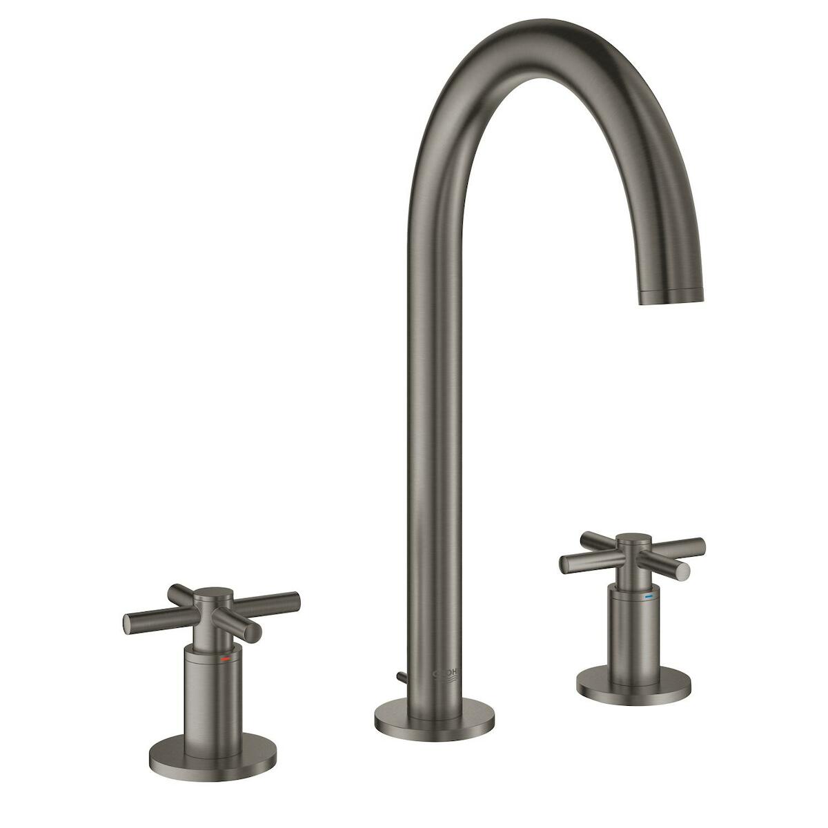 Umyvadlová baterie Grohe Atrio s výpustí Brushed Hard Graphite 20008AL3 Grohe