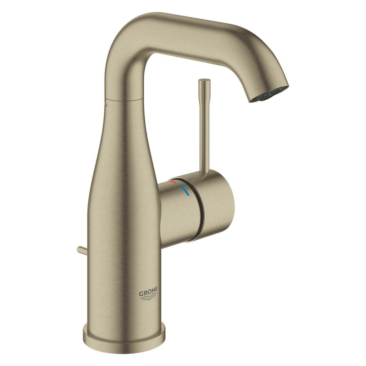 Umyvadlová baterie Grohe Essence New s výpustí brushed nickel 23462EN1 Grohe