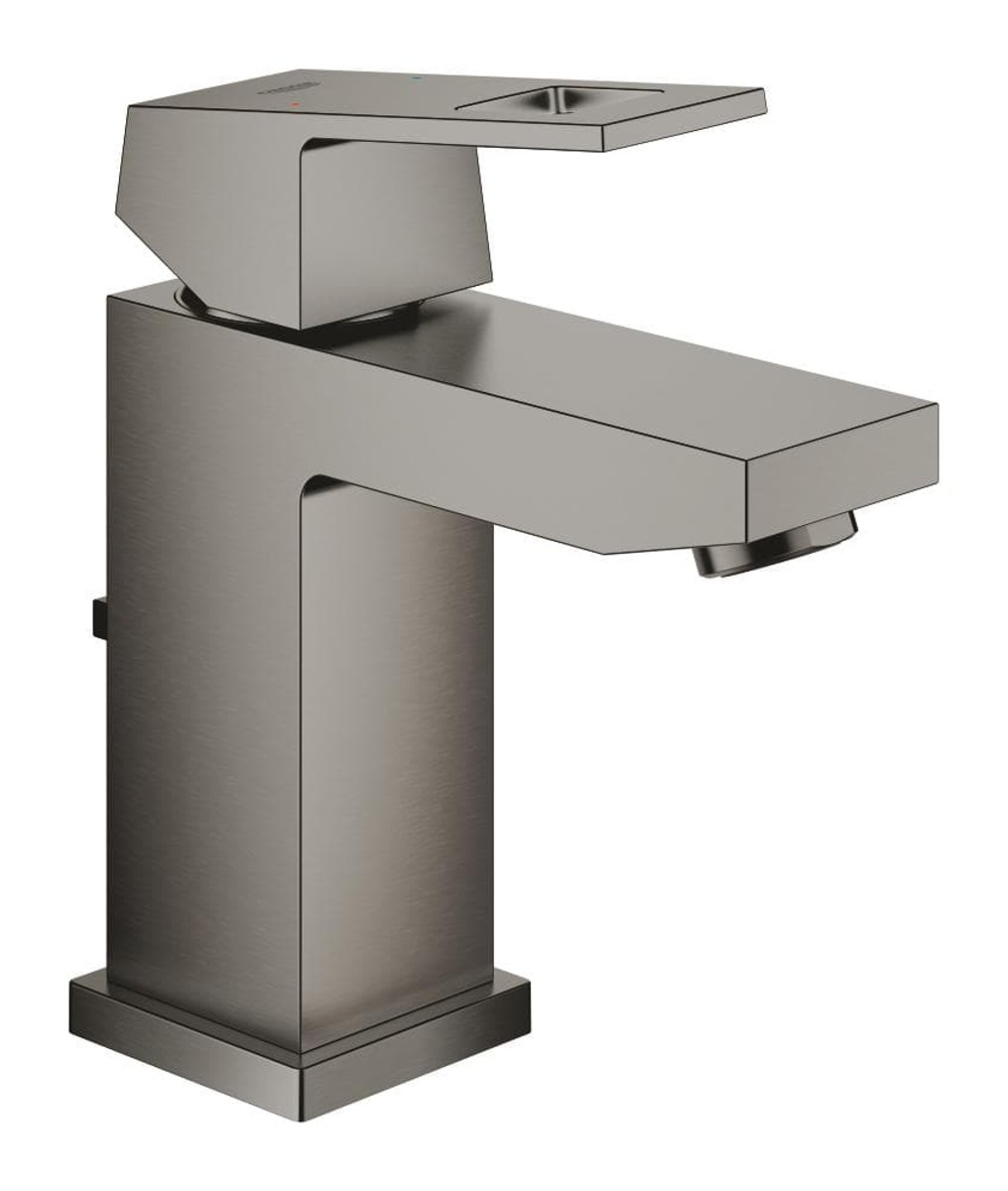 Umyvadlová baterie Grohe Eurocube s výpustí kartáčovaný Hard Graphite 23127AL0 Grohe