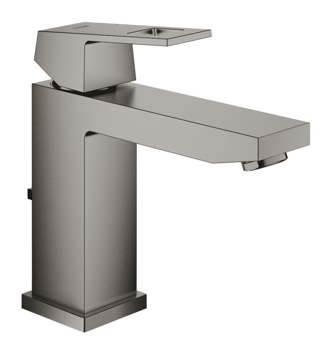 Umyvadlová baterie Grohe Eurocube s výpustí kartáčovaný Hard Graphite 23445AL0 Grohe