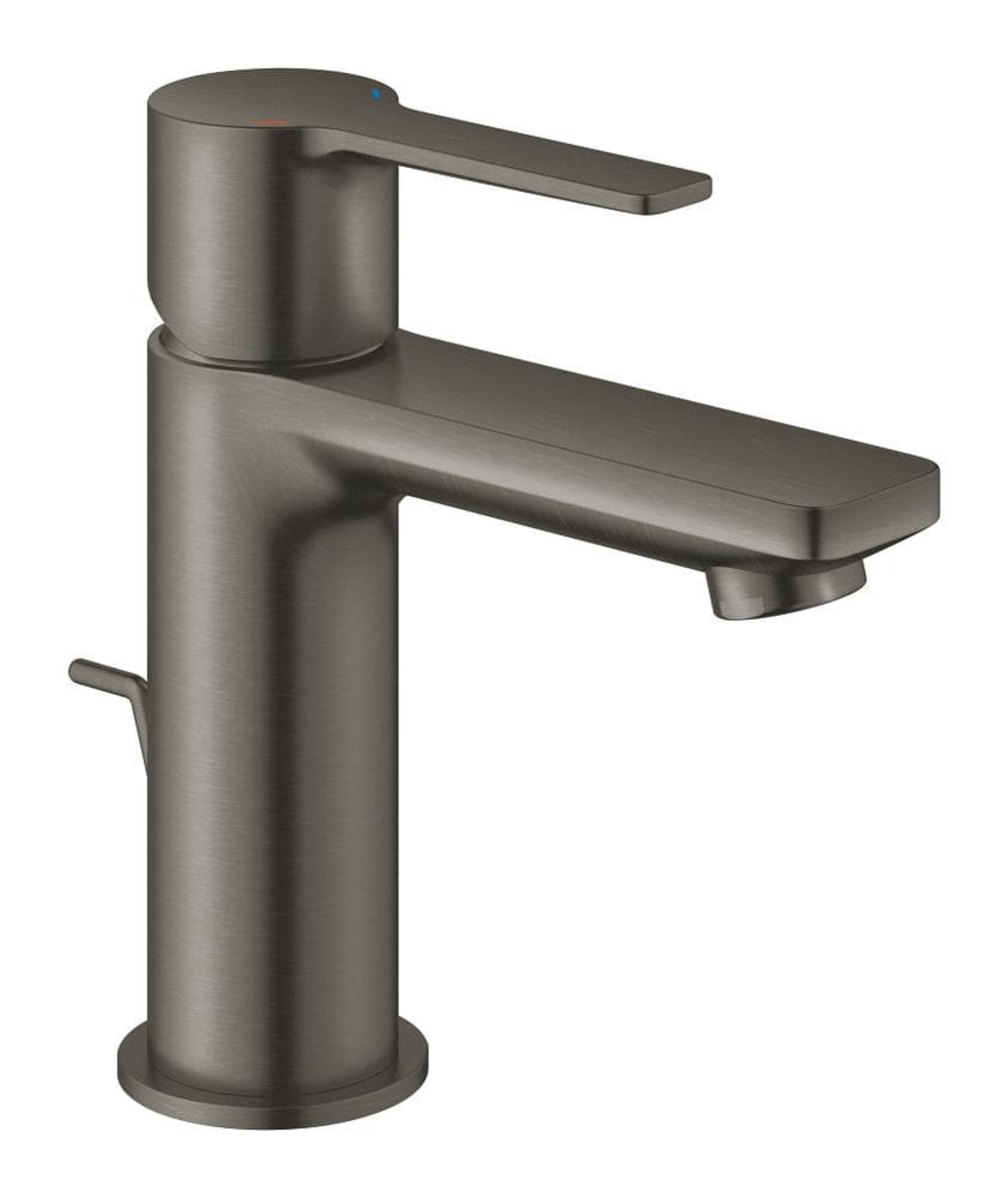 Umyvadlová baterie Grohe Lineare s výpustí kartáčovaný Hard Graphite 32109AL1 Grohe