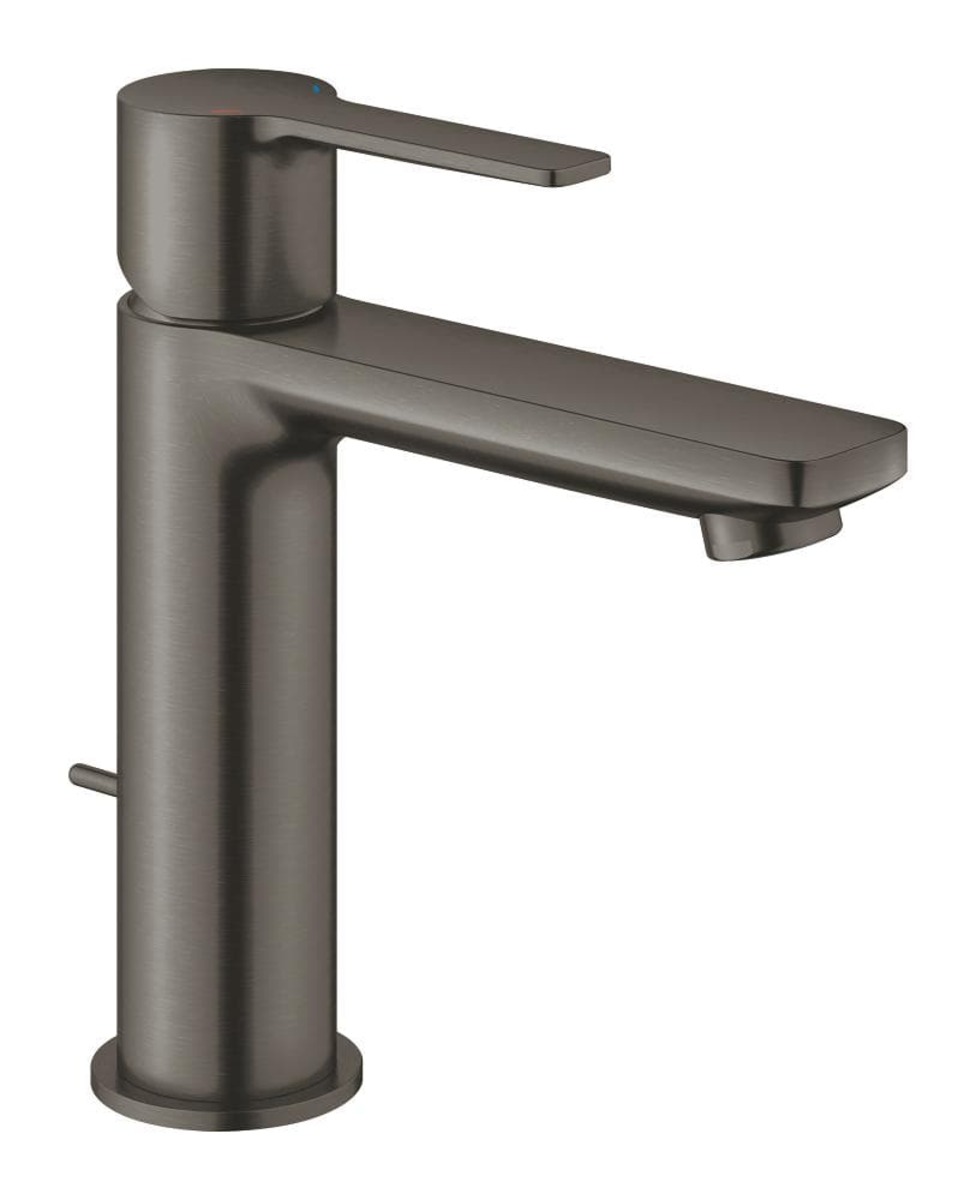 Umyvadlová baterie Grohe Lineare s výpustí kartáčovaný Hard Graphite 32114AL1 Grohe