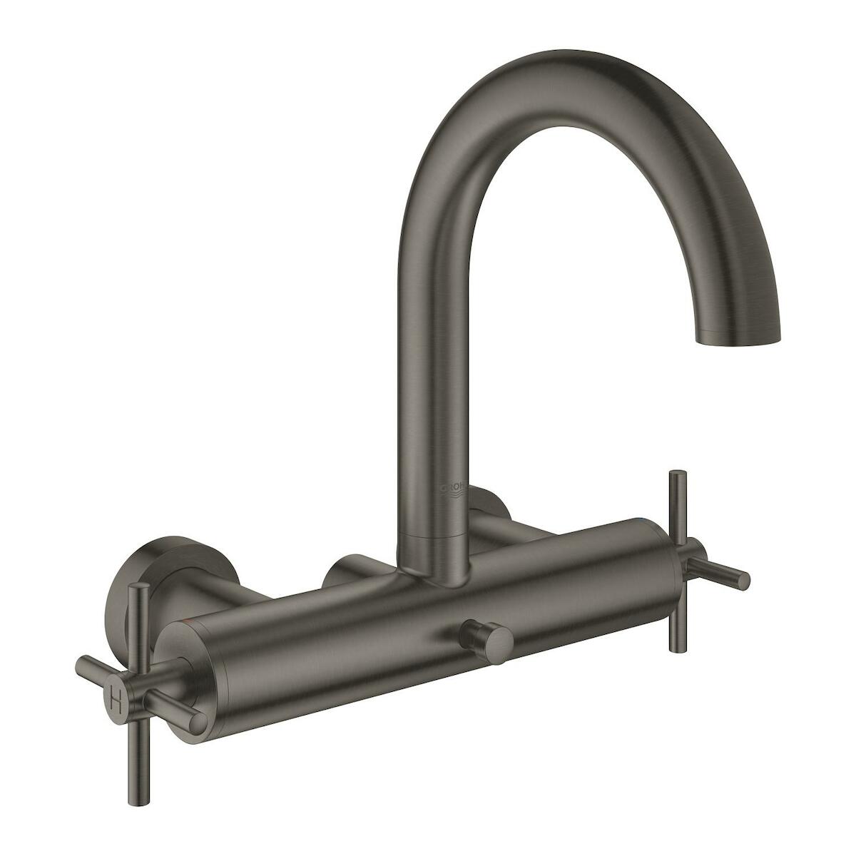 Vanová baterie Grohe Atrio bez sprchového setu 150 mm Brushed Hard Graphite 25010AL3 Grohe