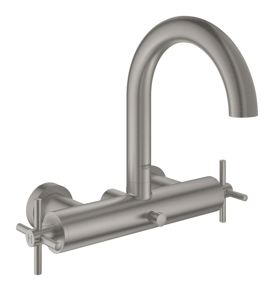 Vanová baterie Grohe Atrio bez sprchového setu 150 mm supersteel 25010DC3 Grohe