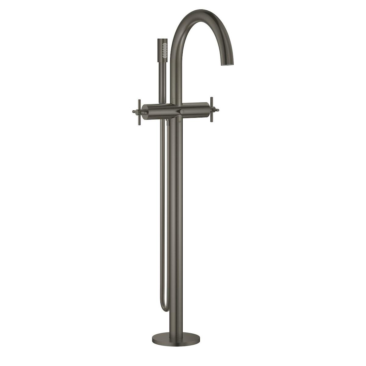 Vanová baterie Grohe Atrio s výpustí Brushed Hard Graphite 25044AL3 Grohe