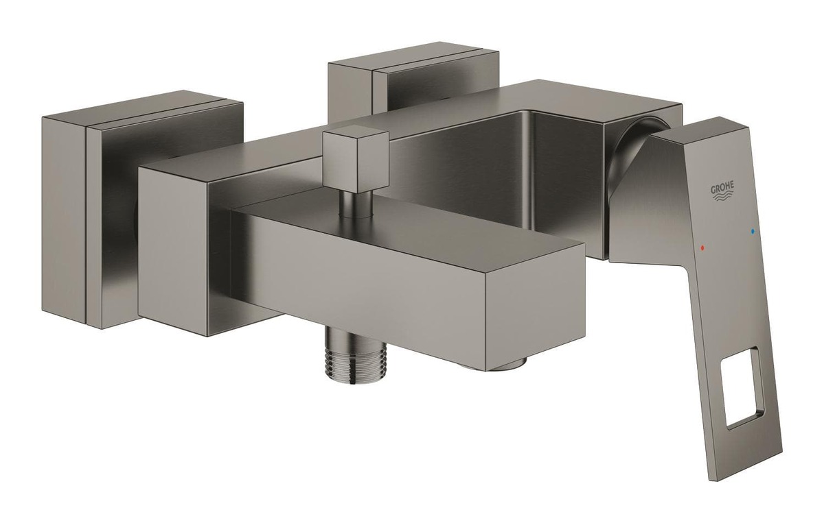 Vanová baterie Grohe Eurocube bez sprchového setu 150 mm kartáčovaný Hard Graphite 23140AL0 Grohe