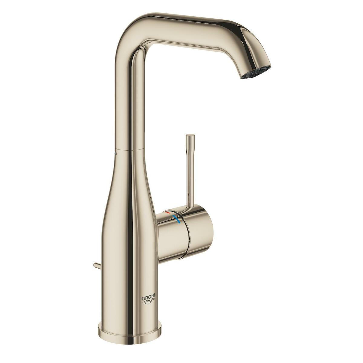 Vysoká umyvadlová baterie Grohe Essence New s otočným raménkem Polished Nickel 32628BE1 Grohe