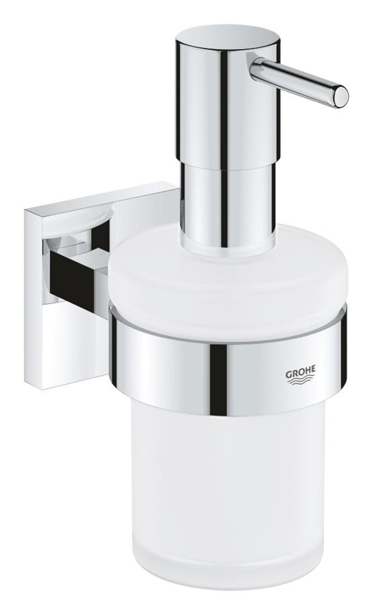 Dávkovač mýdla Grohe Start Cube Accessoriess držákem chrom 41098000 Grohe