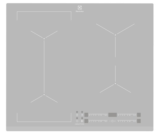 Indukční varná deska Electrolux bílá EIV63440BS Electrolux